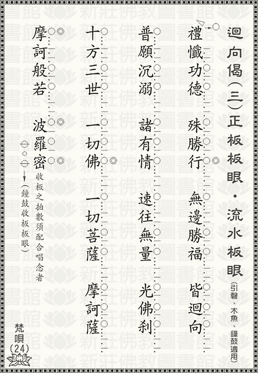 迴向偈（三）