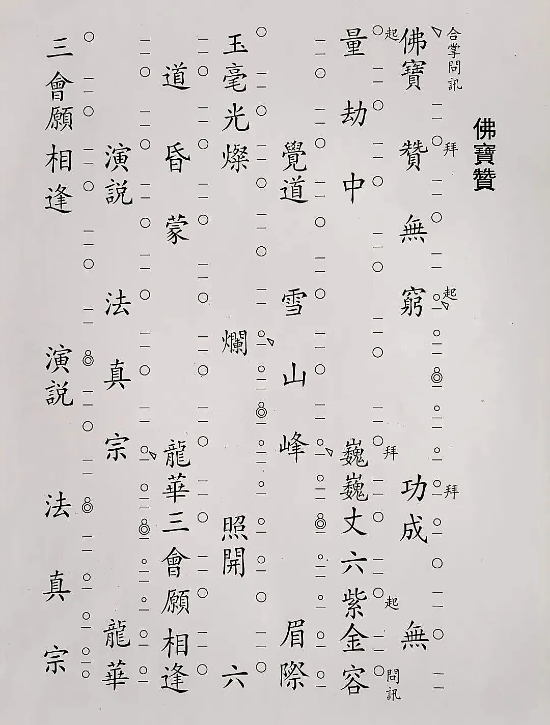 佛寶讚