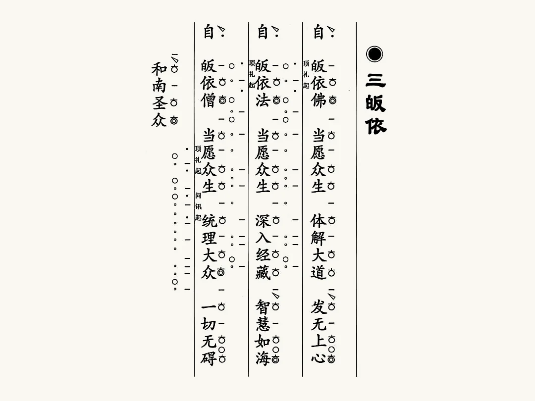三皈依