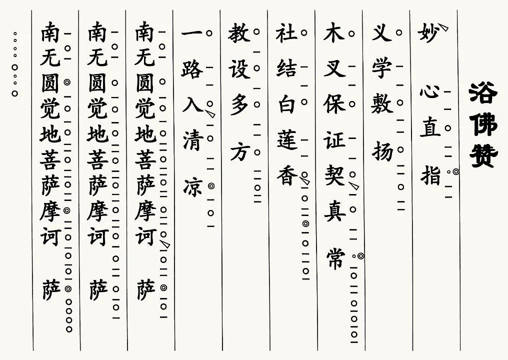 浴佛讚