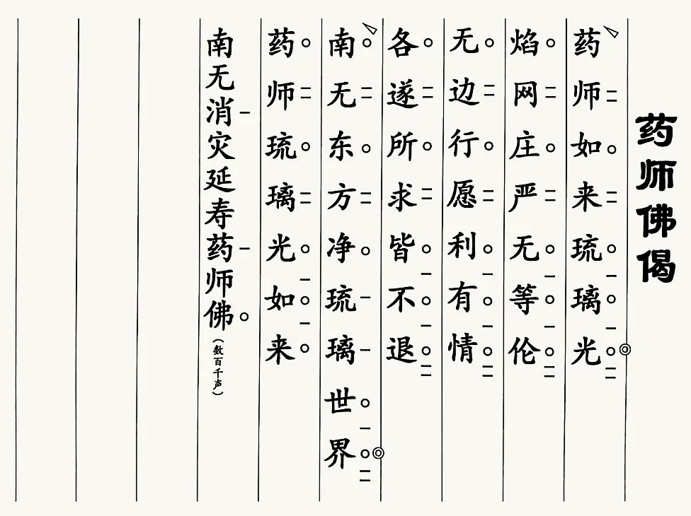 藥師佛讚